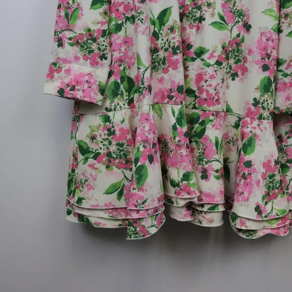 NWT Tuckernuck Gossamer Pink Hydrangea Callahan Shirt Dress XXL - Picture 8 of 12